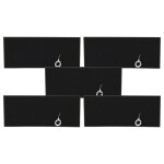 Vhbw 5x filtre compatible avec bosch gl 30 hepa parquet 2400 w bsgl32480, 2300 w bsgl3238il aspirateur ...