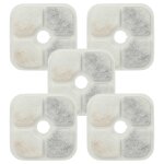 Vhbw 5x filtre compatible avec catit pixi 2, 5l fontaine pour chat, chien - filtre