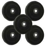 Vhbw 5x filtres � charbon actif compatible avec de dietrich hw1655e11 - eco e233, hn6635n - eco e233, ...