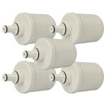 Vhbw 5x filtre � eau cartouche compatible avec samsung rs267lash, rs269lars, rs2666sl, rs267labp, rs60djsm1 ...
