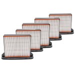 Vhbw 5x filtre compatible avec spit ac1630p, ac1625, ac1600, ac1630pm aspirateur - filtre � eau / � plis ...