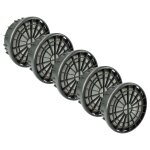 Vhbw 5x filtre compatible avec nilfisk vp300 hepa, alto saltix 10 aspirateur - filtre hepa noir / blanc ...