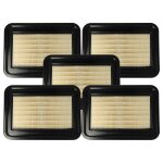 Vhbw 5x filtre pliss� plat compatible avec milwaukee as 30 mac, as 42 mac, as 30 lac aspirateur - el�ment ...