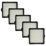 Vhbw 5x filtre pliss� plat remplacement pour ryobi 019484001007 - 2 pour aspirateur sans fil � batterie ...