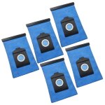 Vhbw 5x sacs compatible avec bosch big bag 3 l bsn 1701ru, big bag 3 l bsn 1810ru aspirateur - polyestere, ...