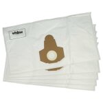 Vhbw 5x sacs compatible avec parkside pnts 1400 d1, 1400 e2, 1400 b1, 1400 c1 aspirateur - microfibre ...