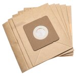 Vhbw 5x sacs compatible avec rowenta ro 524321, ro 1855, compacteo ro 1700 - 1799 aspirateur - papier, ...