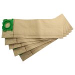 Vhbw 5x sacs compatible avec sebo airbelt k3 eco comfort, k3 premium, k3 vulcano aspirateur - papier, ...