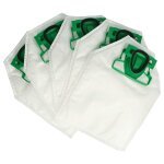 Vhbw 5x sacs compatible avec vorwerk kobold fp200, vk200 aspirateur - 31cm x 26cm blanc