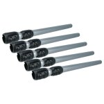 Vhbw 5x tube compatible avec philips 9000 xb9155, xb9154, xb9145, xb9125 aspirateur - raccord 35 mm, ...