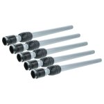 Vhbw 5x tube compatible avec siemens vsz6gp1262, vsz6fcb / 01, vsz6gp1262 / 01 aspirateur - raccord 35 ...