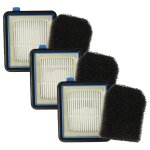 Vhbw 3x filtre hepa, 3x filtre pr� - moteur compatible avec bork v800, v800 - wt aspirateur