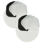 Vhbw 6x filtre  charbon actif, 6x filtre  graisses, 12x filtre papier remplacement pour delonghi 5525101500 ...