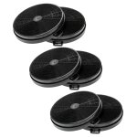 Vhbw 6x filtres  charbon actif compatible avec secondi marchi cm 91 ra, cpbauba 120 c, cpclicl 90 ix, ...
