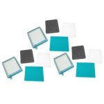 Vhbw 6x filtre d'�chappement, 3x filtre hepa, 3x filtre d'entr�e du moteur remplacement pour philips ...