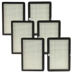 Vhbw 6x filtre à particules compatible avec rowenta eclipse qu5030, qu5060, qu5062 purificateur d'air, ... Vhbw 6x filtre à particules compatible avec rowenta eclipse qu5030, qu5060, qu5062 purificateur d'air, ...