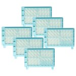 Vhbw 6x filtre compatible avec philips mobilo hr8500 - hr8599, hr8700 - hr8999 aspirateur - filtre hepa ...