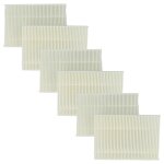 Vhbw 6x filtre  pollen compatible avec siemens extraklasse txl742k wtxl742knl / 05, txl742k wtxl742knl ...