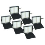 Vhbw 6x filtre compatible avec shark detect pro iw3511, iw3511amz, iw3615 aspirateur - filtre combin� ...
