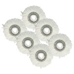 Vhbw 6x serpillres compatible avec leifheit clean twist mop ergo, combi mop balai nettoyant - tte de ...