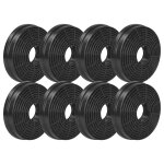 Vhbw 8x filtres � charbon actif compatible avec candy cce1191n 36900985 hotte aspirante - 10, 5 cm