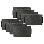 Vhbw 8x filtres � charbon actif remplacement pour miele fwkm - 1423 pour hotte aspirante - 23, 7 x 14, ...