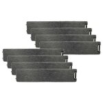 Vhbw 8x filtres � charbon actif remplacement pour miele m4114500, m4114501, m4114502, m4114503 pour hotte ...