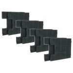 Vhbw 8x filtres � charbon actif compatible avec teka fw k 225 hotte aspirante