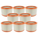 Vhbw 8x filtres � lamelles compatible avec hilti vcu 40 aspirateur � main