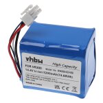 Vhbw batterie compatible avec vorwerk kobold vr300, vr200 aspirateur (5200mah, 14, 4v, li - ion)