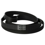 Vhbw courroie d'entra�nement compatible avec bosch wte 863, 861, 843, 841 s�che - linge - 196, 5 cm noir ...