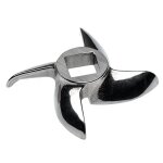 Vhbw couteau faucille taille 12, 12, 2 x 12, 2mm quatre lames, acier inoxydable compatible par ex avec ... Vhbw couteau faucille taille 12, 12, 2 x 12, 2mm quatre lames, acier inoxydable compatible par ex avec ...