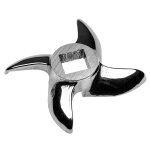 Vhbw couteau faucille taille 22, 13, 3 x 13, 3mm quatre lames, acier inoxydable compatible par ex avec ... Vhbw couteau faucille taille 22, 13, 3 x 13, 3mm quatre lames, acier inoxydable compatible par ex avec ...