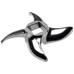 Vhbw couteau faucille taille 42, 22, 1 x 22, 1mm quatre lames, acier inoxydable compatible par ex avec ...