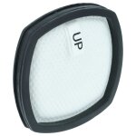Vhbw filtre compatible avec leifheit power vac 11925, 11926 aspirateur - filtre hepa noir / blanc