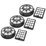 Vhbw lot de filtres compatible avec zanussi zan7860ukel, 900258139 aspirateur - 9x filtres