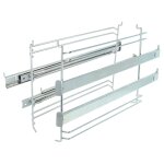 Vhbw glissi�res t�lescopiques compatible avec gorenje bo647a33xg, bo658a30xg four, 36, 6 x 23, 7 x 6, ...
