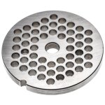 Vhbw grille taille 32 compatible avec porkert hachoir � viande - diam�tre des trous 8mm, trou central ...