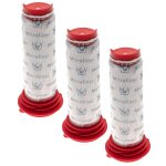 Vhbw kit de 3x filtre protection moteur compatible avec bosch athlet bch6zooo / 01, bch6zooo / 02, vch ...