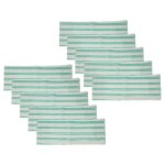 Vhbw lingettes de nettoyage microfibre compatible avec leifheit easy spray xl (56690) laveur de sol