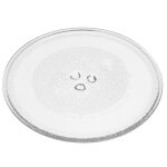 Vhbw plateau tournant en verre de 25. 5cm support en y compatible avec siemens be520l, be525l, bf425l, ...