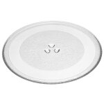 Vhbw plateau tournant en verre de 32. 4cm support en y compatible avec lg ms2588zrfcstqekp, ms2589ur, ...