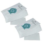 Vhbw lot de sacs + filtre avec 12 pi�ces compatible avec miele guard l1 comfort, l1 cat & dog, l1 allergy, ...