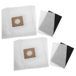 Vhbw lot de sacs (microfibres non tisses) + filtre avec 12 pices compatible avec moulinex mo151101 ...
