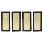 Vhbw set de 4x filtres d'aspirateur compatible avec nilfisk alto attix 30 - 21 xc, 30 - 0h pc, 30 - 11 ...