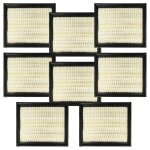 Vhbw set de 8x filtres d'aspirateur compatible avec protool festool vcp 260 e - m ac, 260 e - l ac, 260 ...