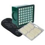 Vhbw set d'accessoires 8 pcs. compatible avec vorwerk kobold 131, 130, 131sc aspirateur - filtre � charbon ...