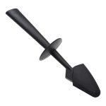Vhbw spatule compatible avec vorwerk thermomix tm21 robot culinaire - racloir � p�te, noir