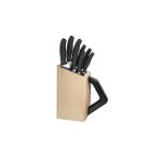 Victorinox 6. 7173. 8 bloc de cuisine « universel » en bois (intérieur lanières nylon), 8 pièces inox, ... Victorinox 6. 7173. 8 bloc de cuisine « universel » en bois (intérieur lanières nylon), 8 pièces inox, ...