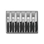 Victorinox 6. 7233. 24 mnagre 24 pices swissclassic en acier inox 18 / 10, manche polypropylne noir ...